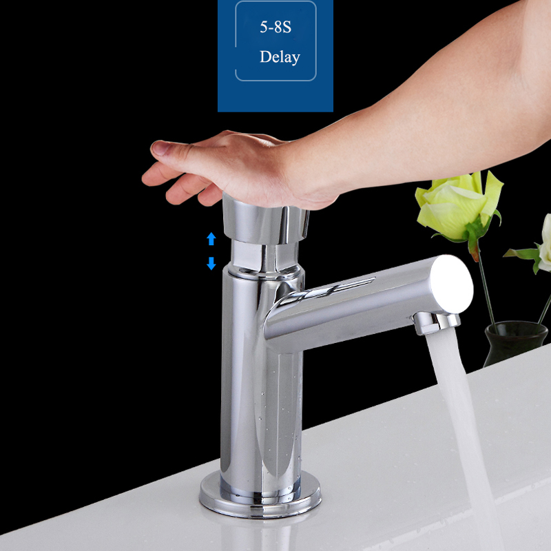 Home Bar Sink - Touch Press Bathroom Basin Faucets Washbasin