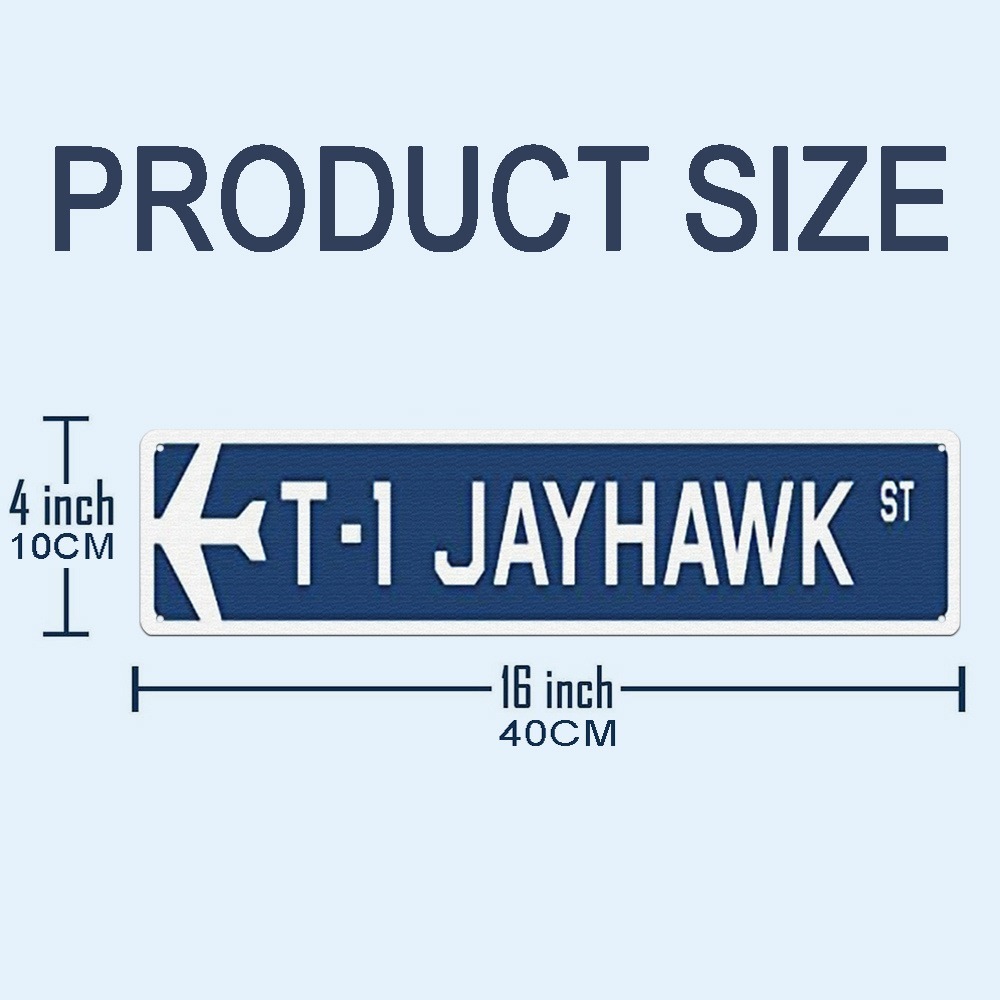 Home Bar Cafe - Custom 2D Retro T-1 Jayhawk Aluminum