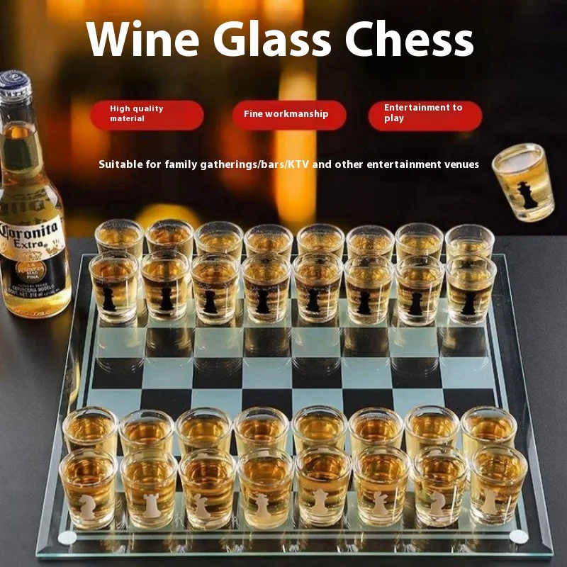 Home Bar Set - Transparent Glass Wine Glass Set Bar