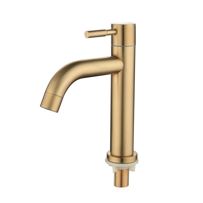 Home Bar Sink - 304 Stainless Steel Brushed Gold Single