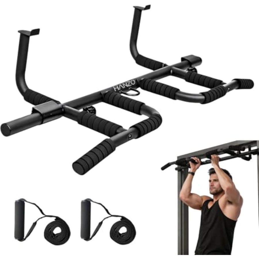Home Bar And Gym - Doorway Pull Up Bar Set with