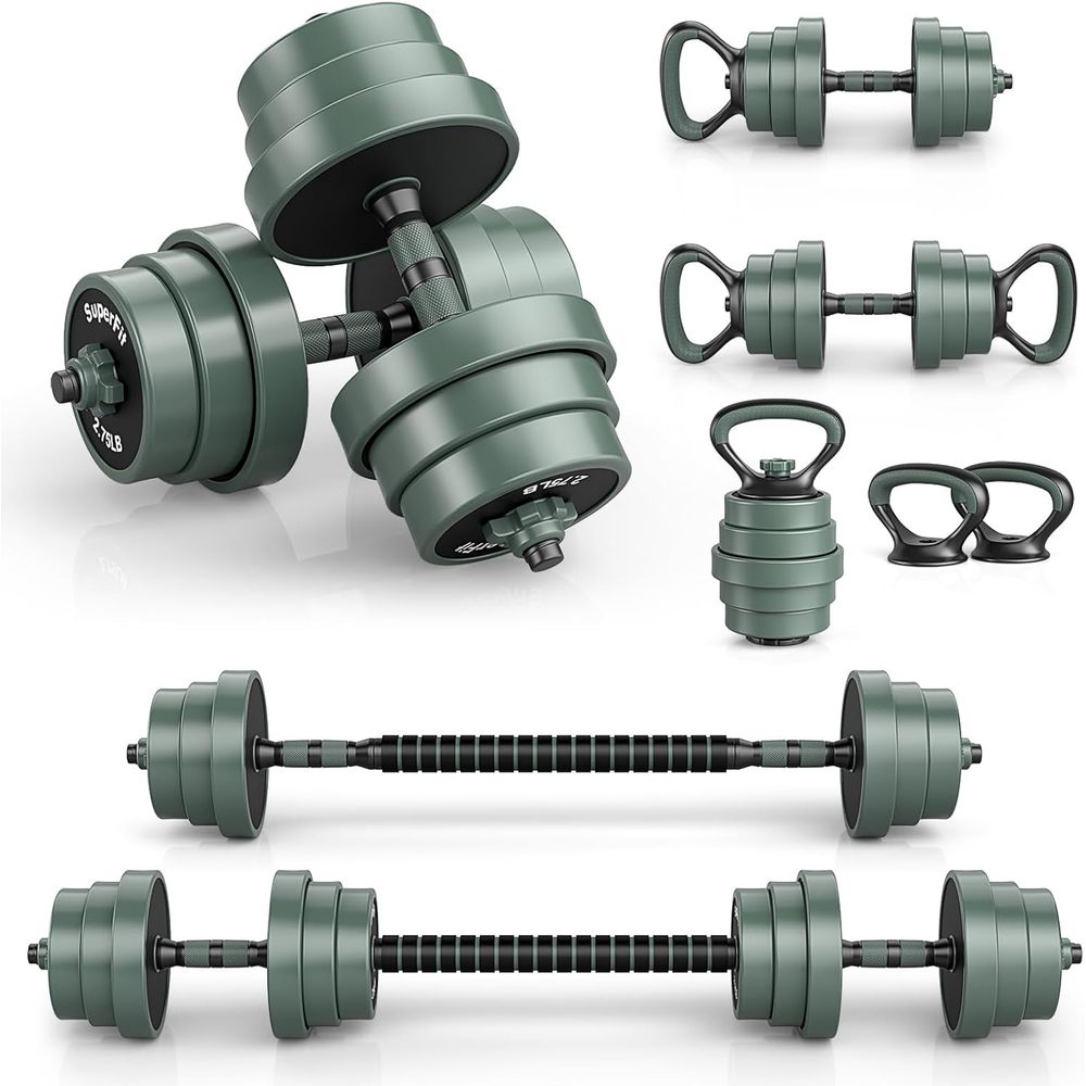 Home Bar Setup - Versatile 4-in-1 Adjustable Weight Set: 92/47