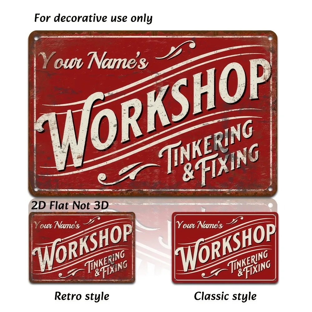 Home Bar Signs - Customized Metal Sign Only Decor Vintage