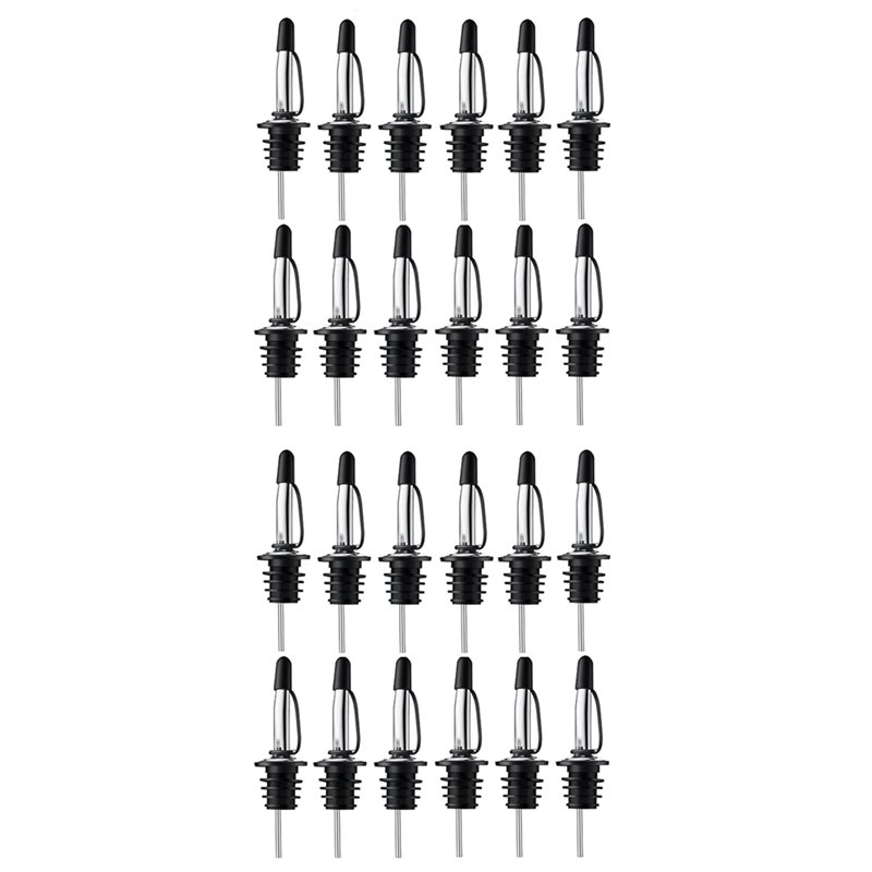 Speed Pourer Cap - 75STO-24 Pack Stainless Steel Speed Pourers