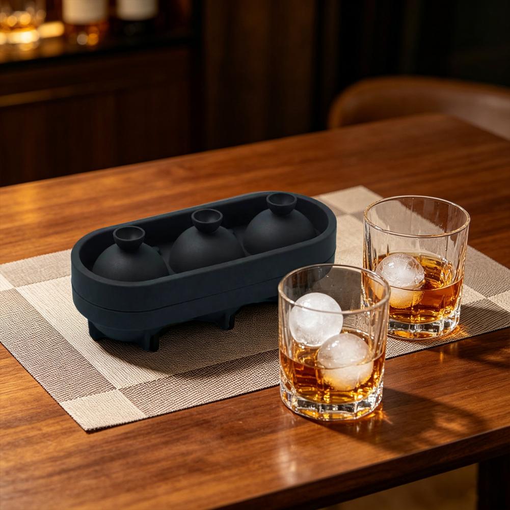 Ice Mold Sphere - Silicone Ice Cube Tray Slow Melting