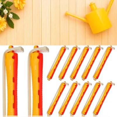Home Barber - 24Pcs Perm Rods Hair Rollers Rubber