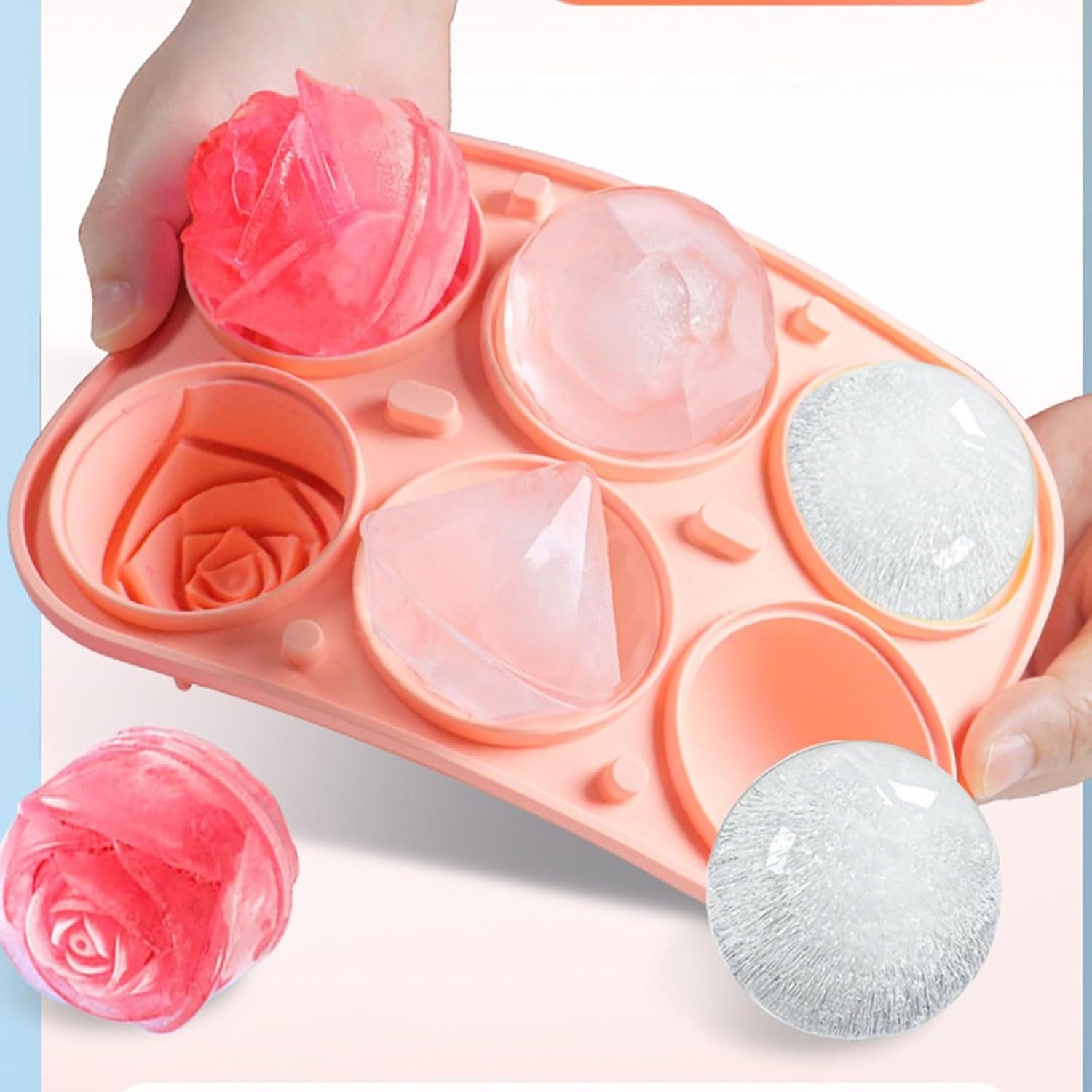 2026 Large Ice Tray with Lid S - Ice Mold Sphere ulasan dan harga