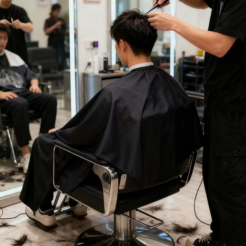 140×120cm Waterproof Hair Cutt - Home Barber ulasan dan harga