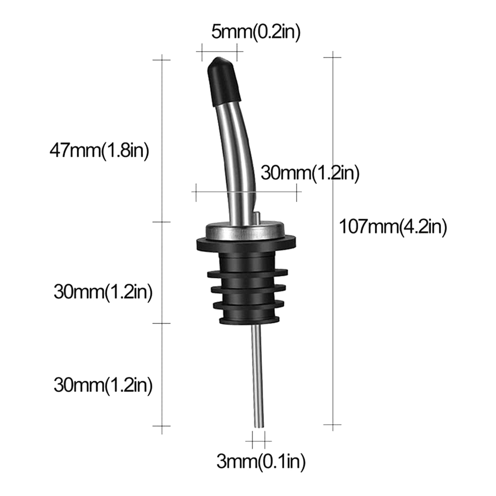 ABNL Stainless Steel Pourers,S - Speed Pourer Cap ulasan dan harga