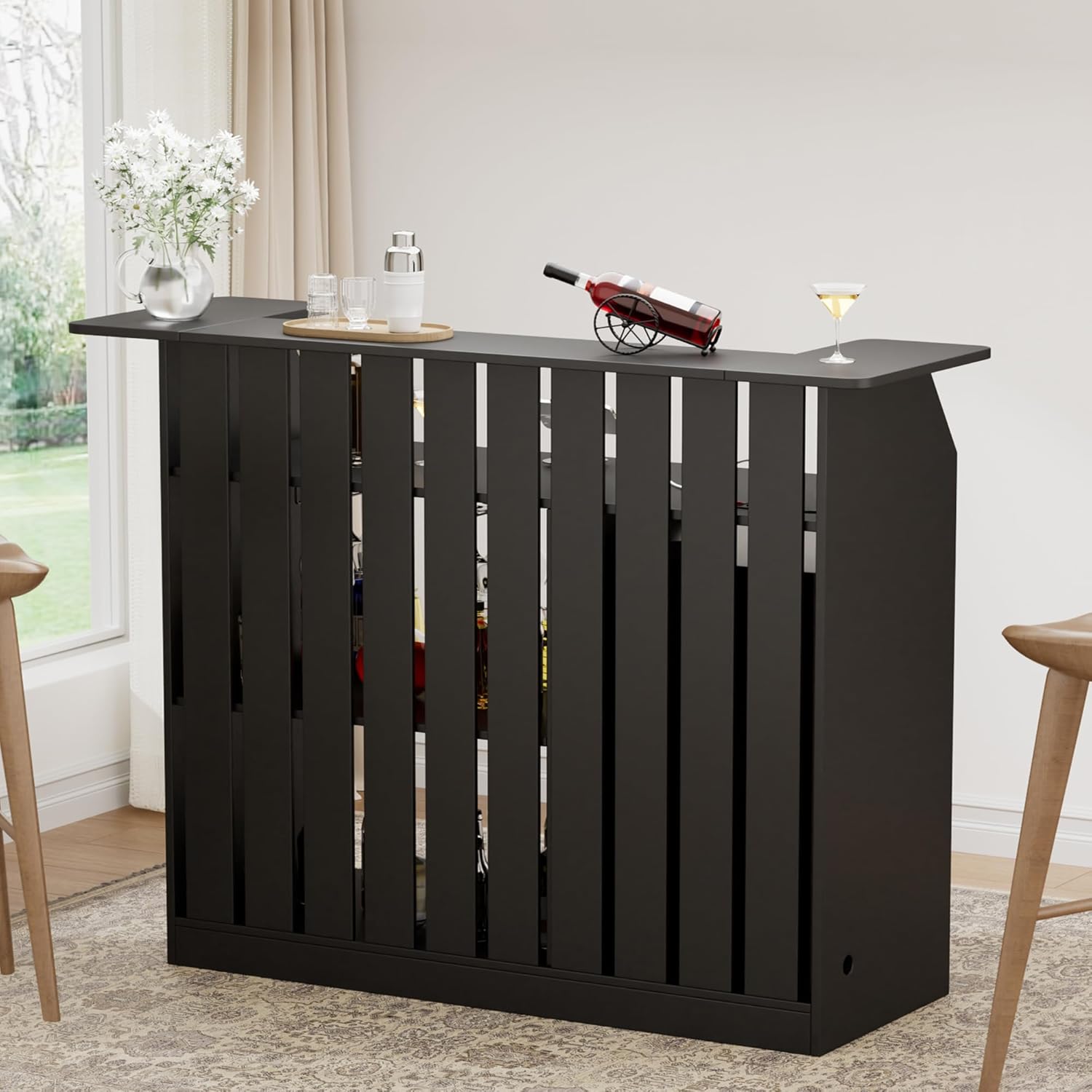 U-Shape Bar Table, Home Bar Un - Home Bar And Fridge ulasan dan harga