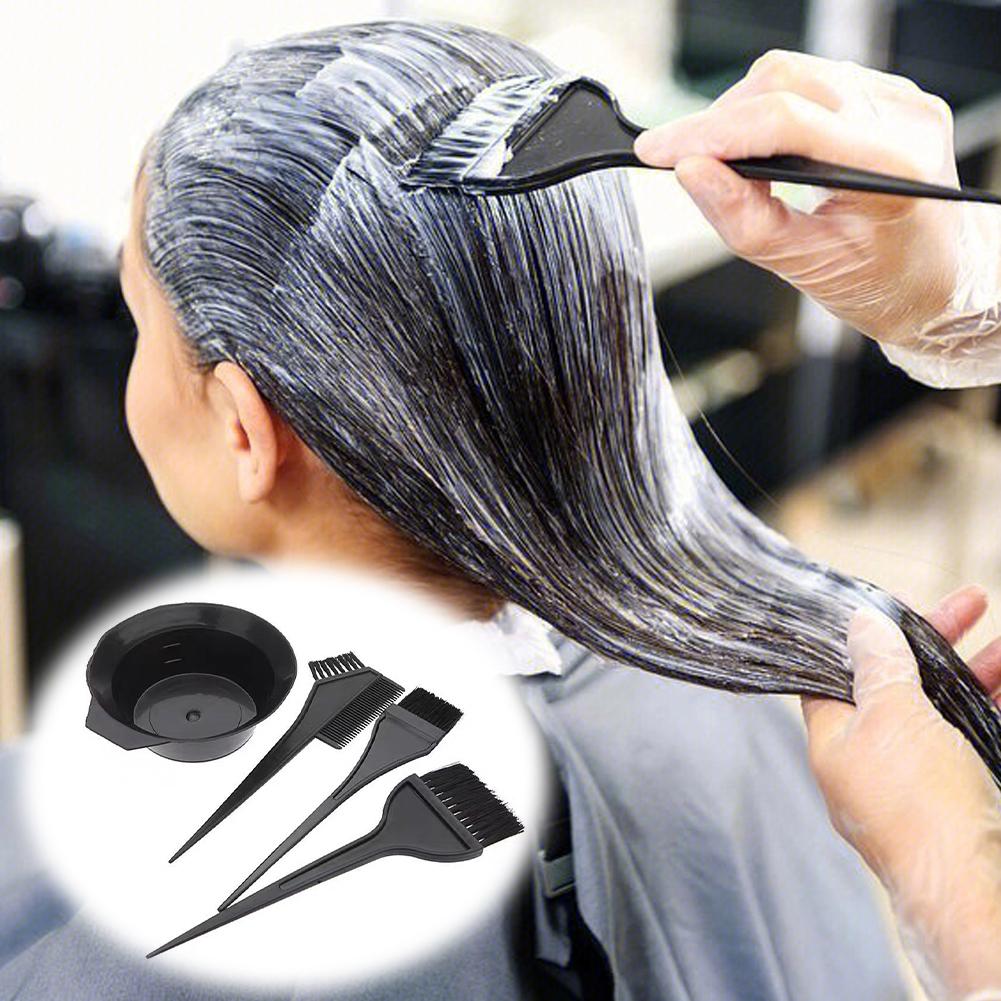 4Pcs Home Salon Hair Dyeing Br - Home Barber ulasan dan harga
