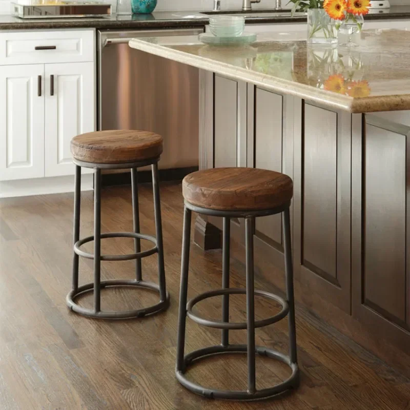 American Retro Iron High Foote - Home Bar Seating ulasan dan harga
