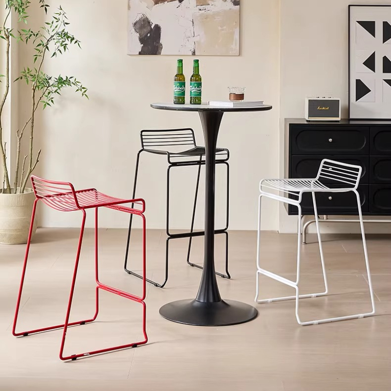 Nordic Minimalist Bar Stool Mo - Home Bar Seating ulasan dan harga