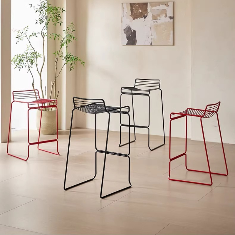 Nordic Minimalist Bar Stool Mo - Home Bar Seating ulasan dan harga
