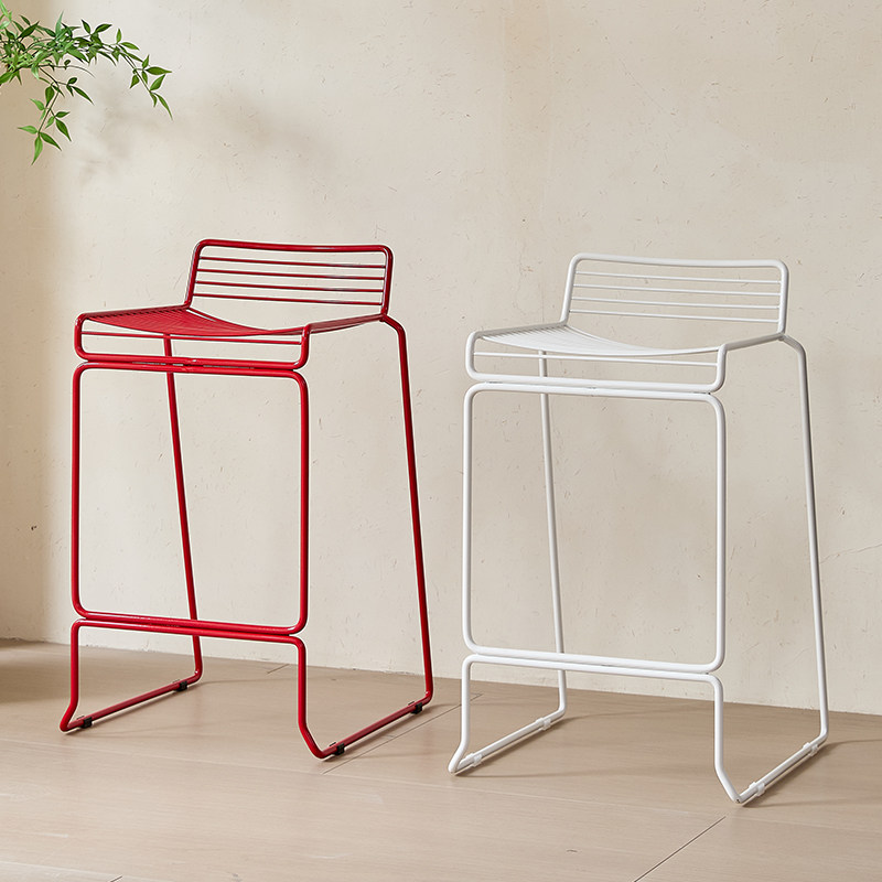 Nordic Minimalist Bar Stool Mo - Home Bar Seating ulasan dan harga