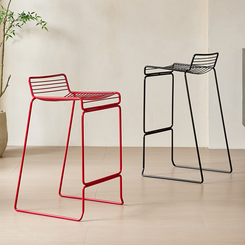 Nordic Minimalist Bar Stool Mo - Home Bar Seating ulasan dan harga