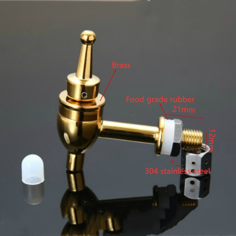 Copper Wine Barrel Spigot Beve - Home Bar And Fridge ulasan dan harga