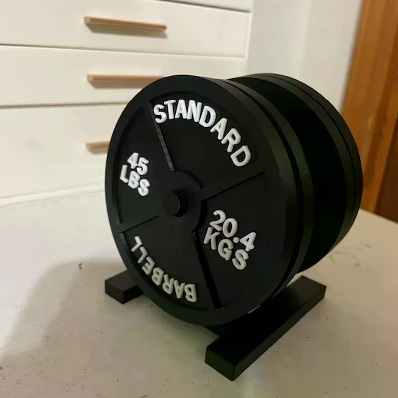 Weight Plate Coaster Set Holde - Home Bar Set ulasan dan harga