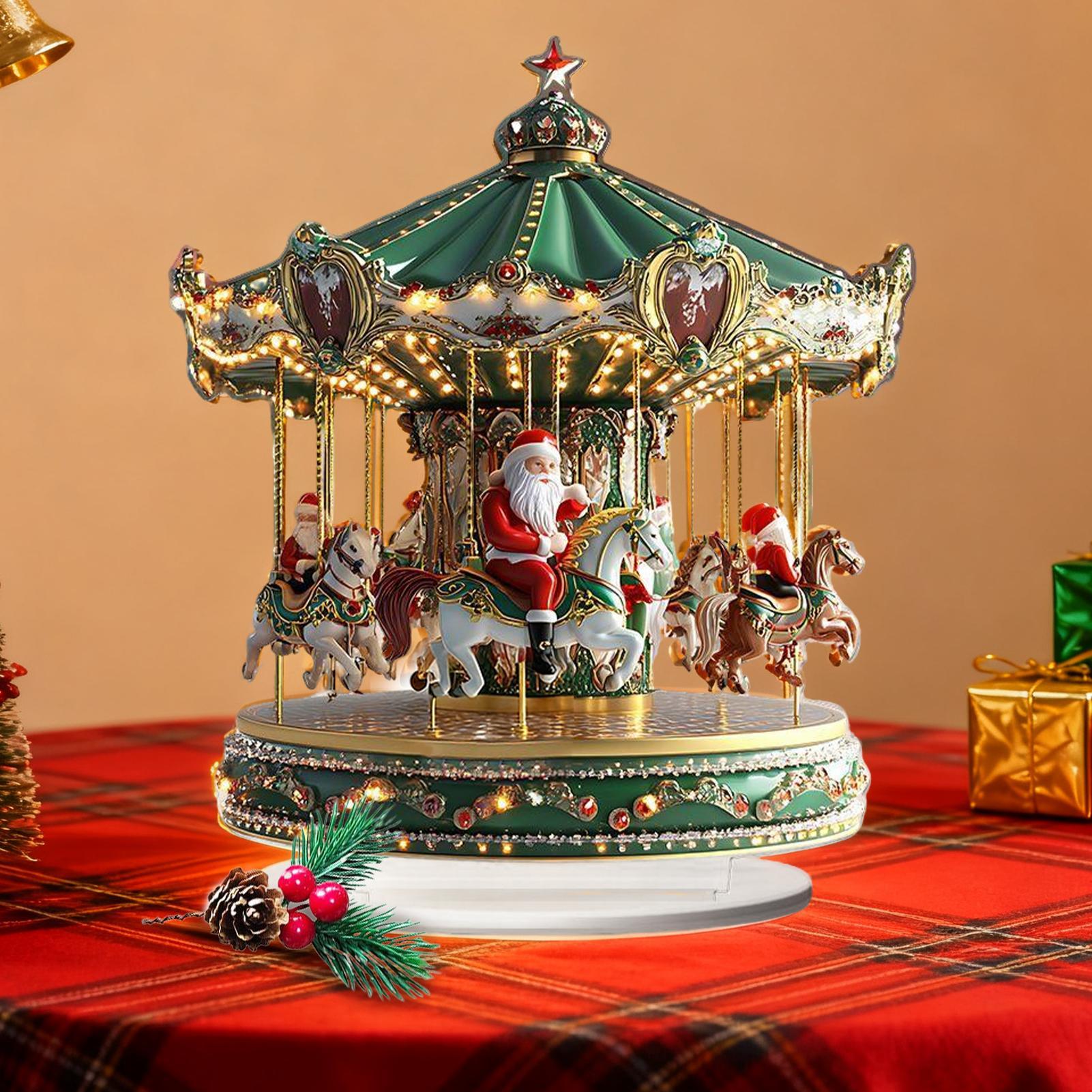 Christmas Carousel Acrylic 2D  - Home Bar Shelf ulasan dan harga