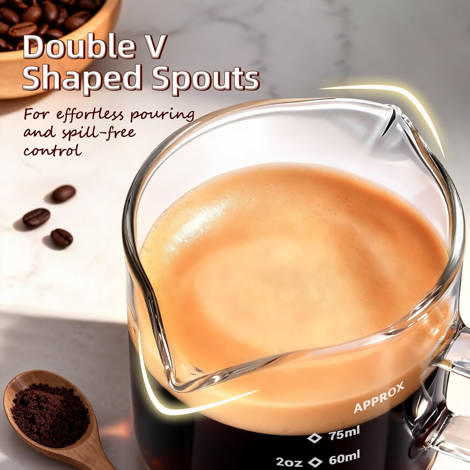1/2pcs Espresso Cups 4oz Espre - Home Bar Set ulasan dan harga