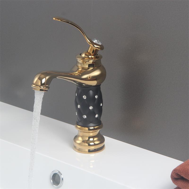 Washbasin Faucet Gold Crystal  - Home Bar Sink ulasan dan harga
