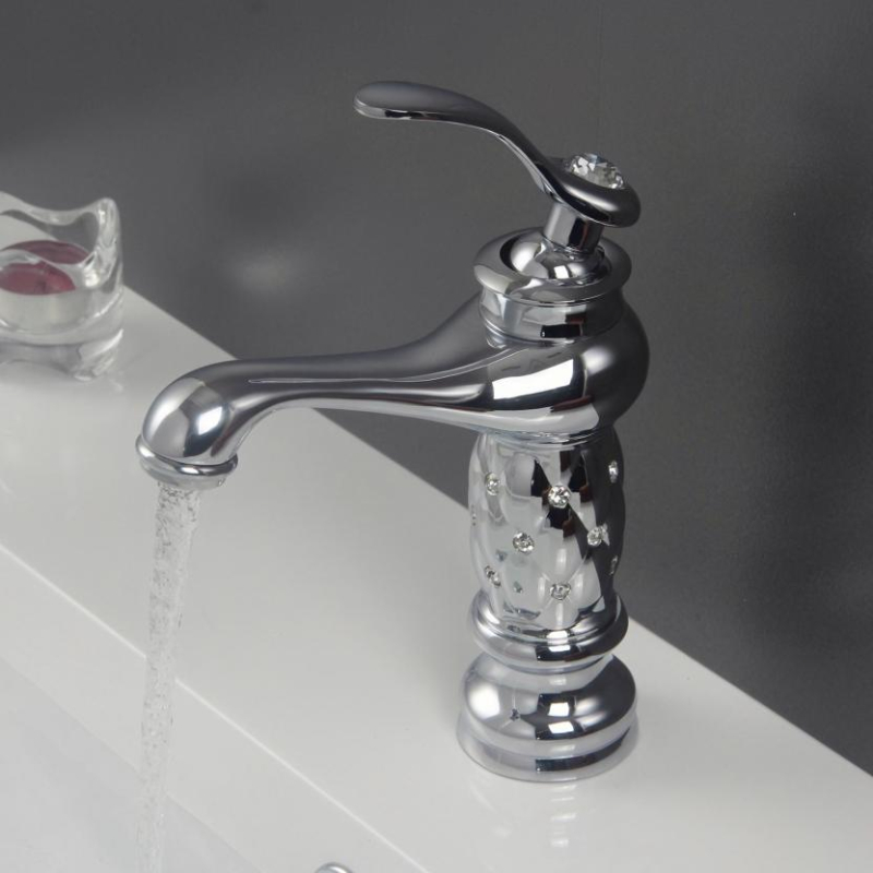 Washbasin Faucet Gold Crystal  - Home Bar Sink ulasan dan harga