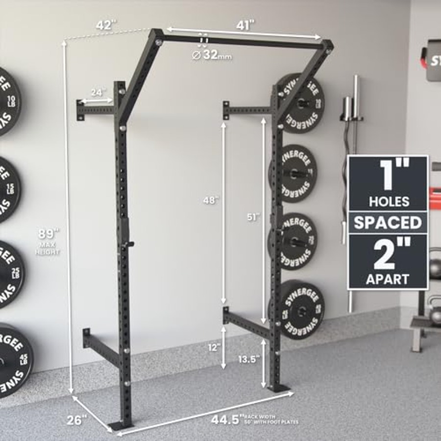 Wall Mounted Squat Rack for ho - Home Bar And Gym ulasan dan harga