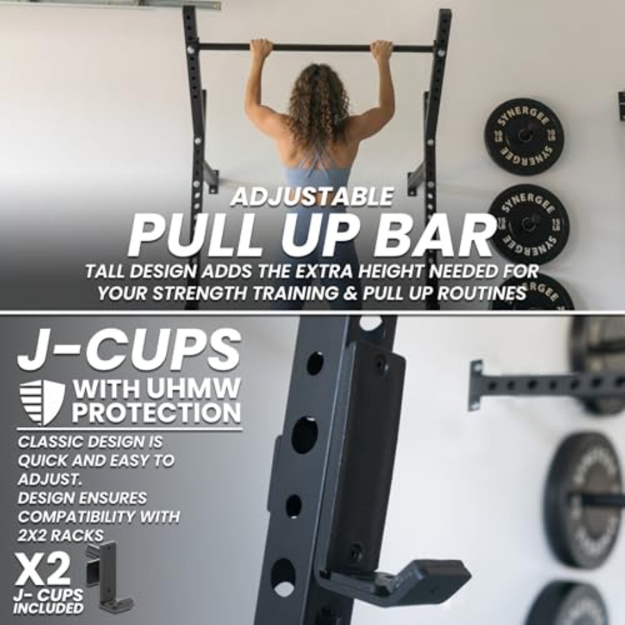 Wall Mounted Squat Rack for ho - Home Bar And Gym ulasan dan harga