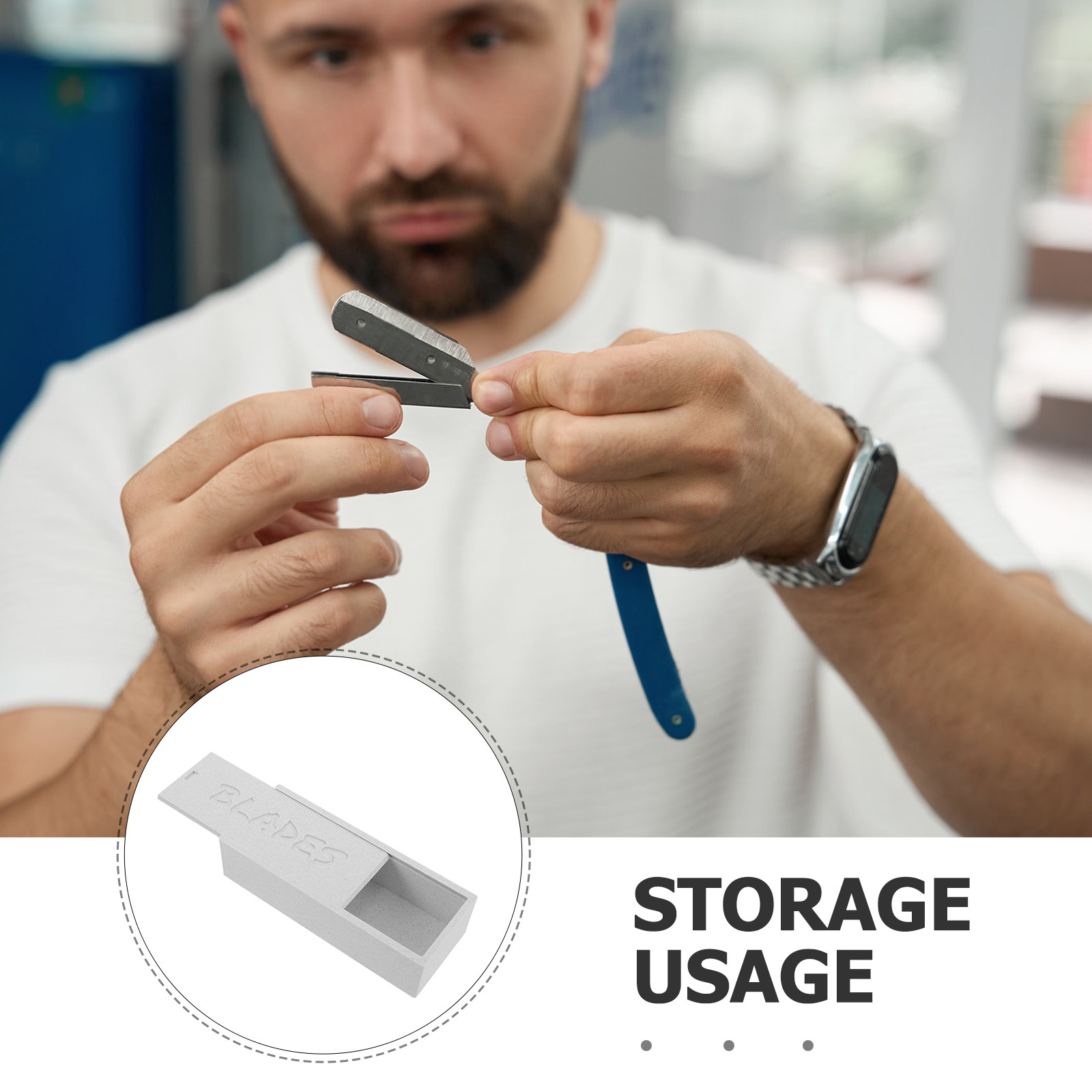 White Double Compartment Clipp - Home Barber ulasan dan harga