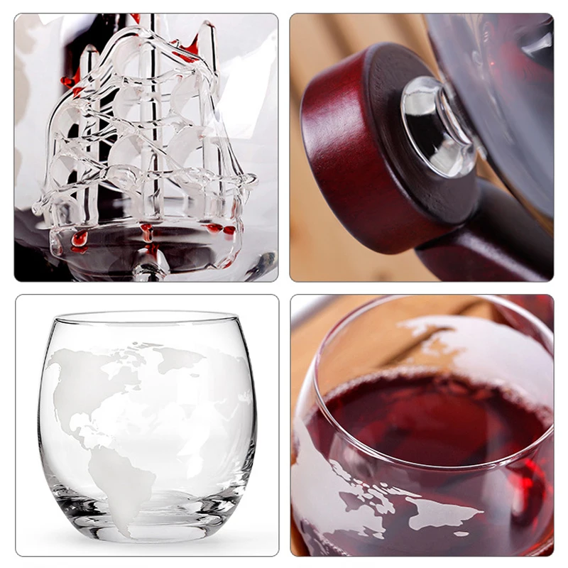 Whiskey Glass Set Crystal Glob - Decanter Globe Set ulasan dan harga