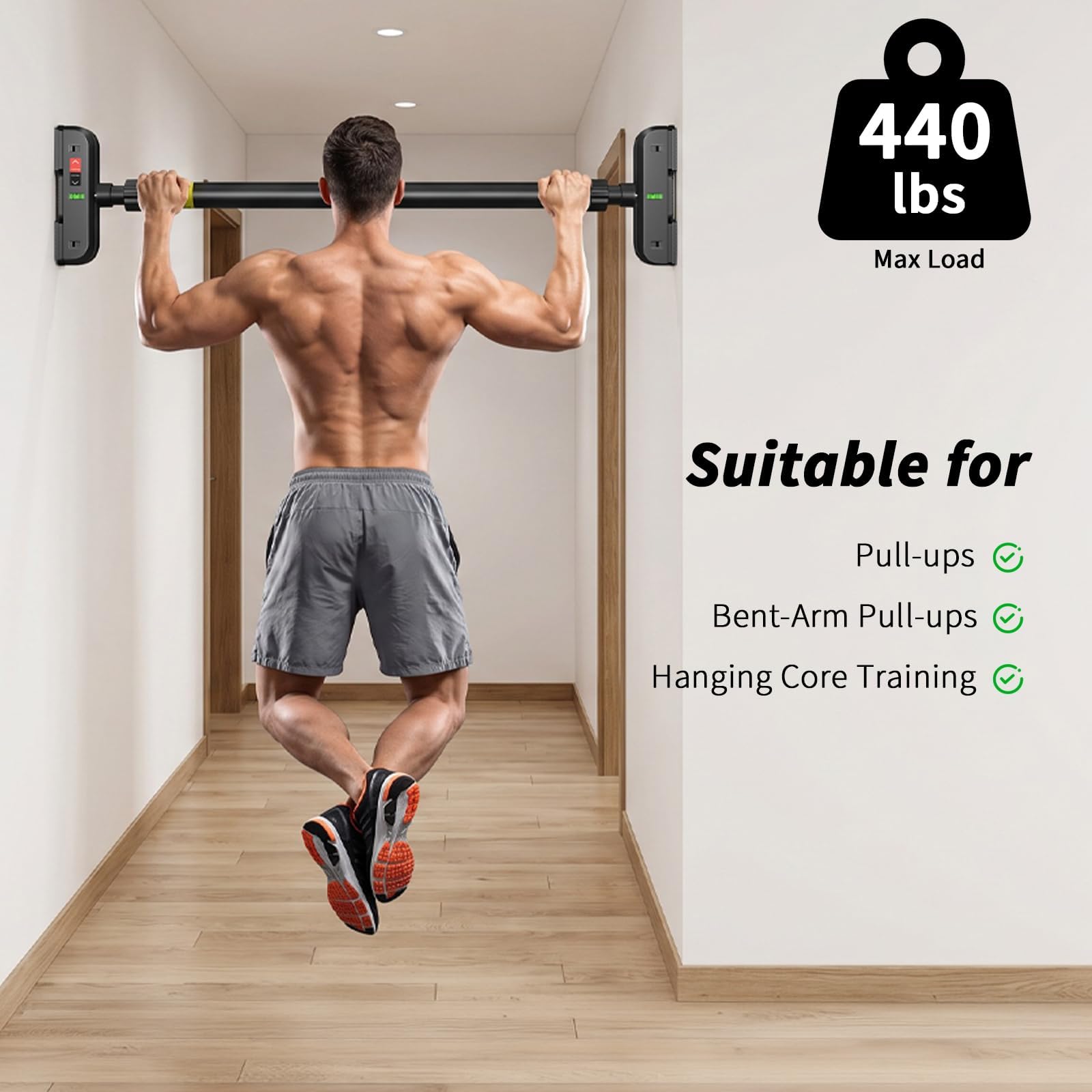 Doorway Pull Up Bar No Screws  - Home Bar Setup ulasan dan harga