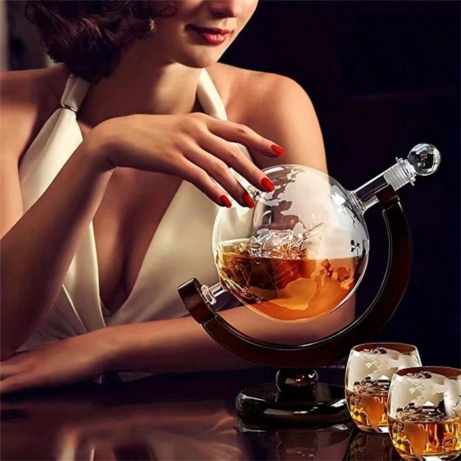 1-piece/3-piece set of globe d - Decanter Globe Set ulasan dan harga