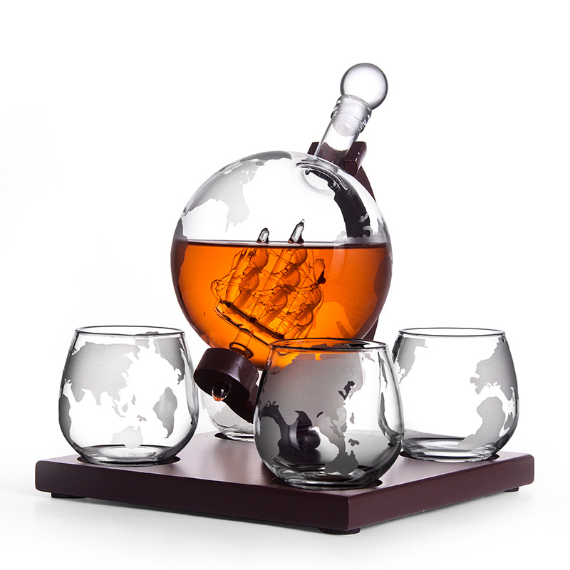 Globe Decanter Creative Glass  - Decanter Globe Set ulasan dan harga