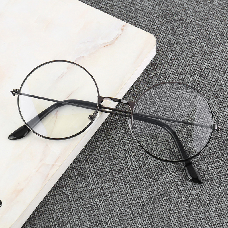 Men And Women Retro Round Blue - Old Fashioned Glass ulasan dan harga