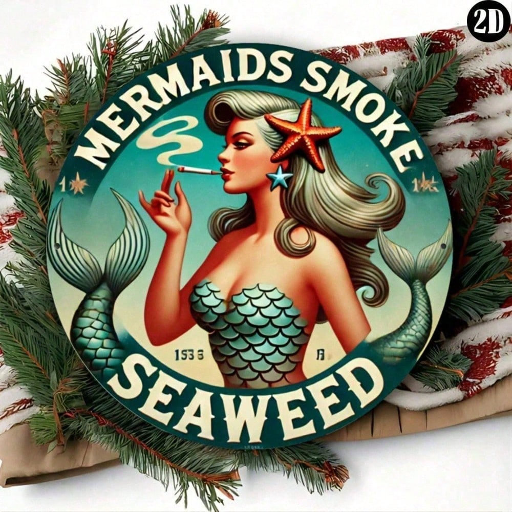 Vintage Mermaid Seaweed Smoke  - Home Bar Cafe ulasan dan harga