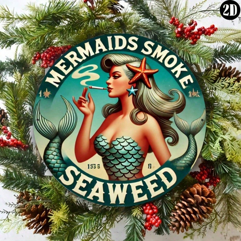 Vintage Mermaid Seaweed Smoke  - Home Bar Cafe ulasan dan harga