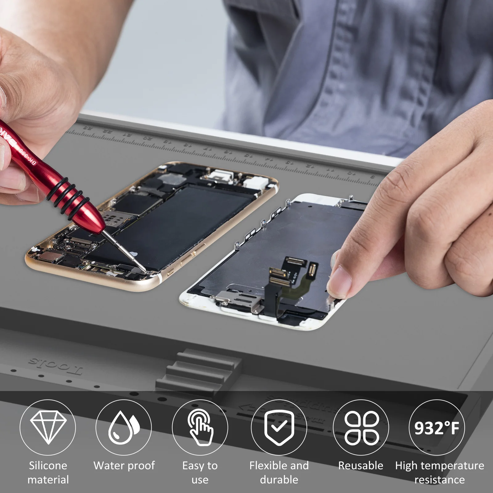 Soldering Station Mat Silicone - Bar Mat Rubber ulasan dan harga