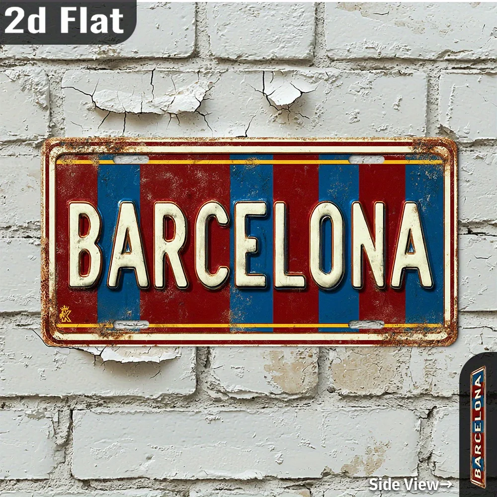 2D Flat, 1pc Retro Barcelona W - Home Barcelona ulasan dan harga