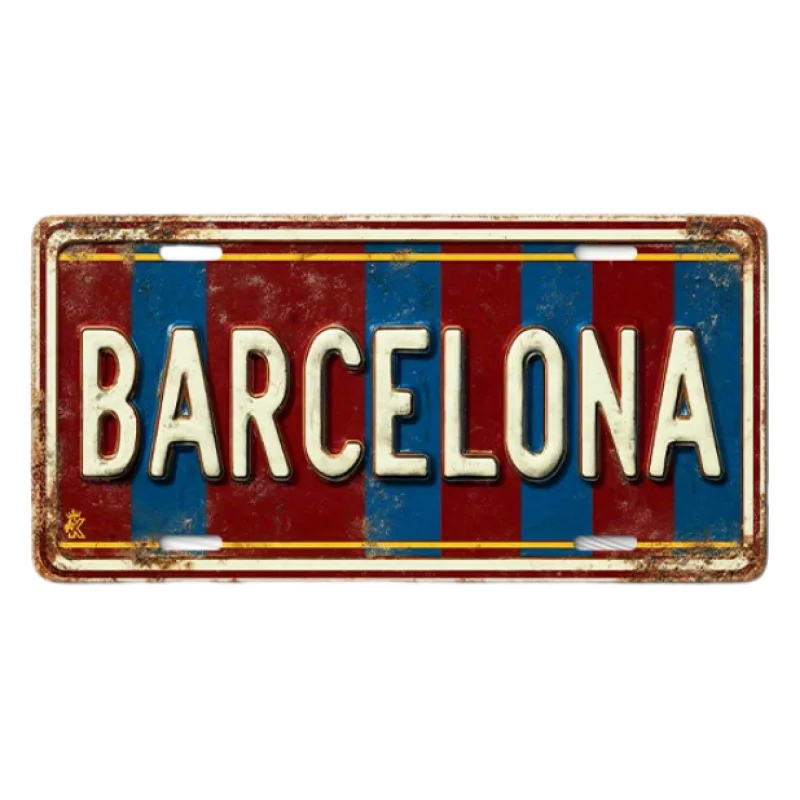 2D Flat, 1pc Retro Barcelona W - Home Barcelona ulasan dan harga