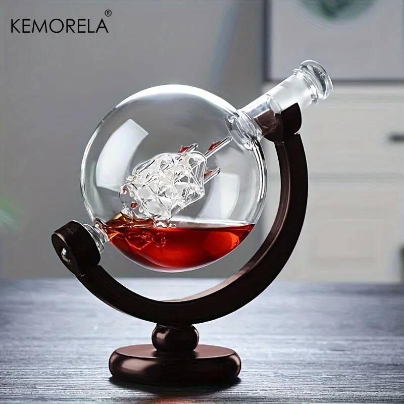 900ML Globe Whiskey Decanter S - Decanter Globe Set ulasan dan harga