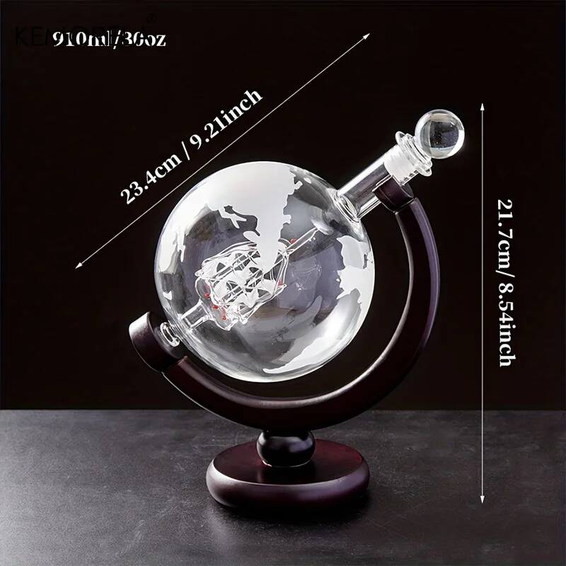 900ML Globe Whiskey Decanter S - Decanter Globe Set ulasan dan harga