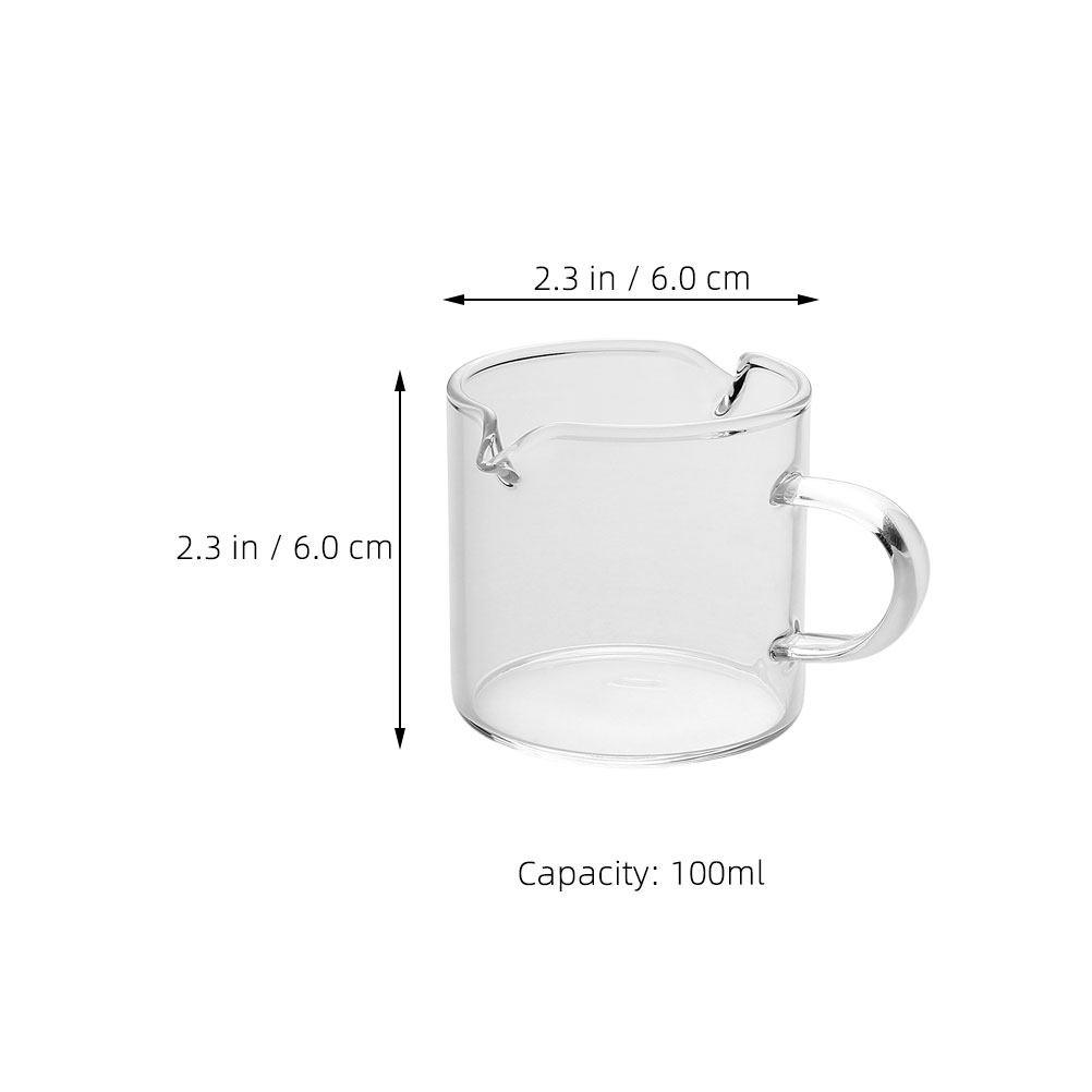2Pcs Espresso Cups Set Transpa - Home Bar Set ulasan dan harga