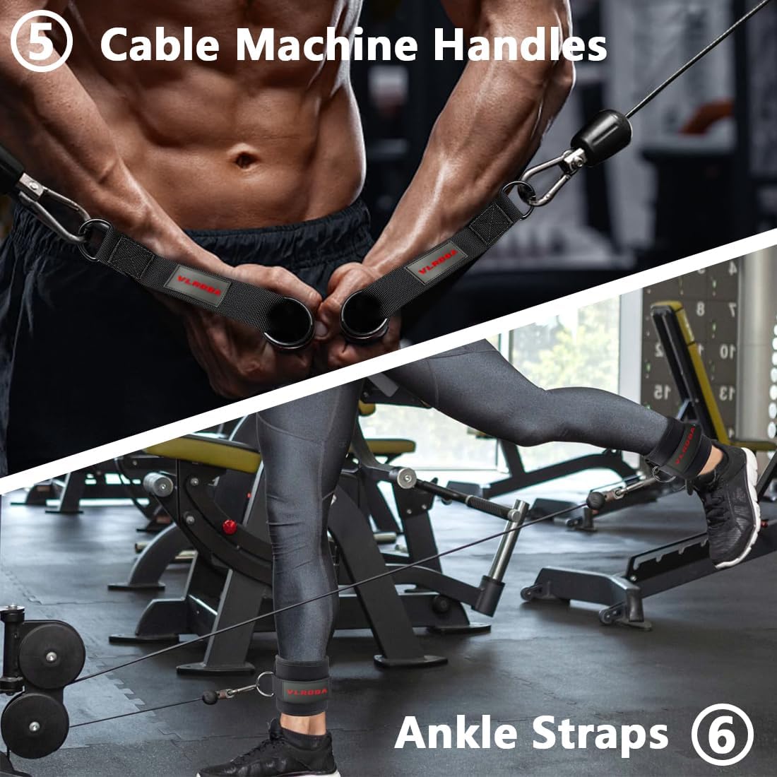 Home Gym Cable Attachments Set - Home Bar And Gym ulasan dan harga