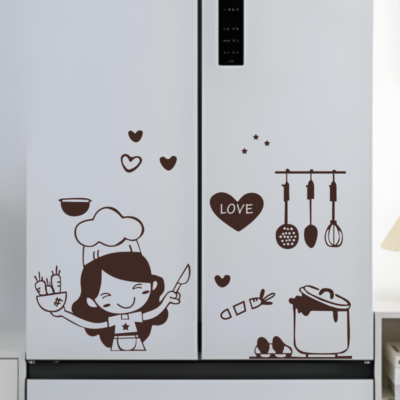 Happy Girl Chef Loves Cooking  - Home Bar And Fridge ulasan dan harga