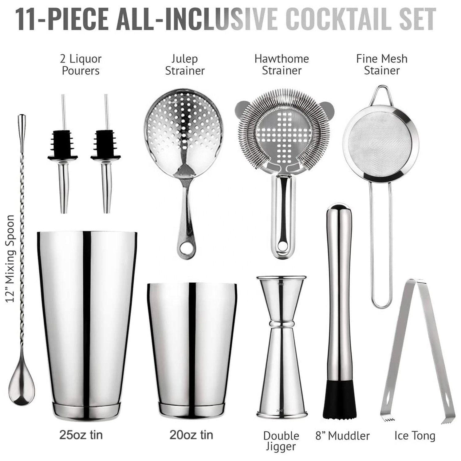 stllCAMOL FACTORY 11 Pieces Si - Boston Shaker Set ulasan dan harga