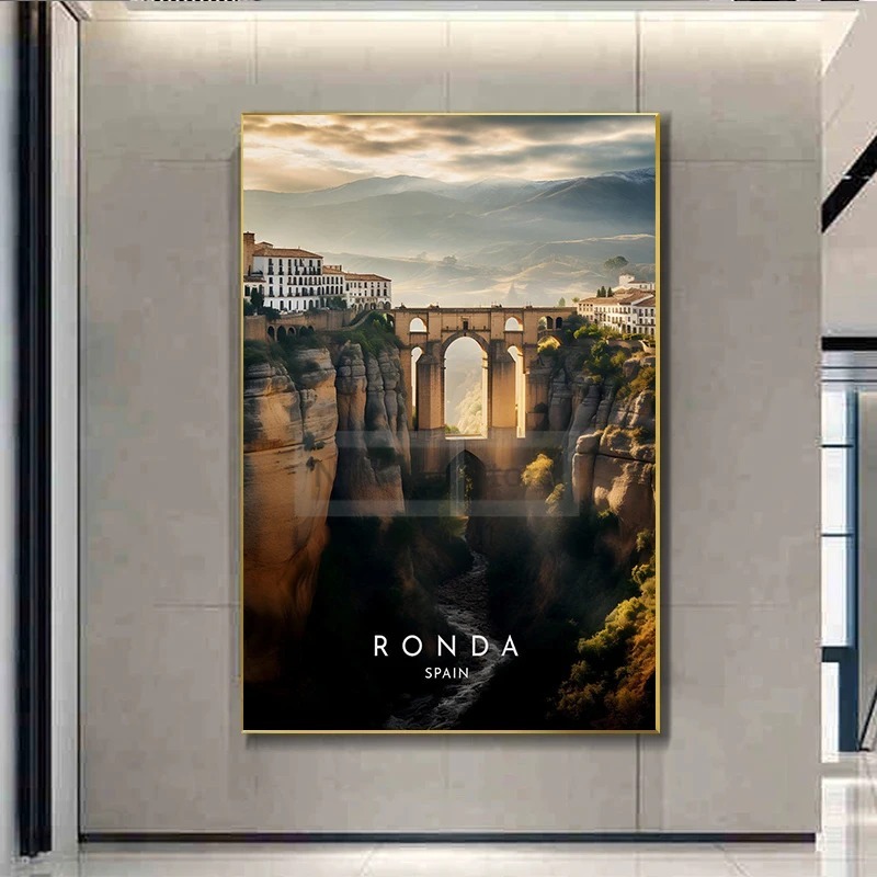 Spain Travel Poster Barcelona  - Home Barcelona ulasan dan harga
