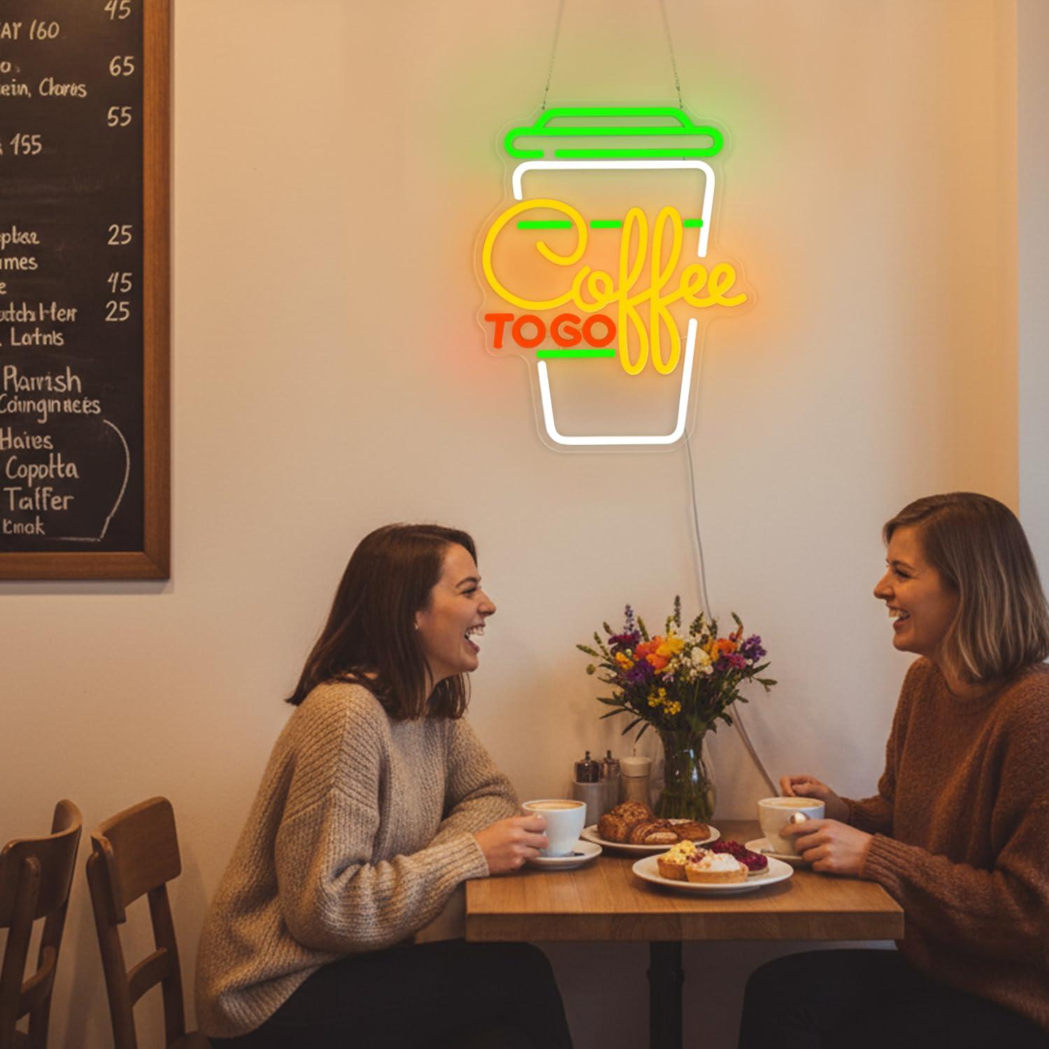 Coffee Neon Sign USB Dimmable  - Home Bar Signs ulasan dan harga