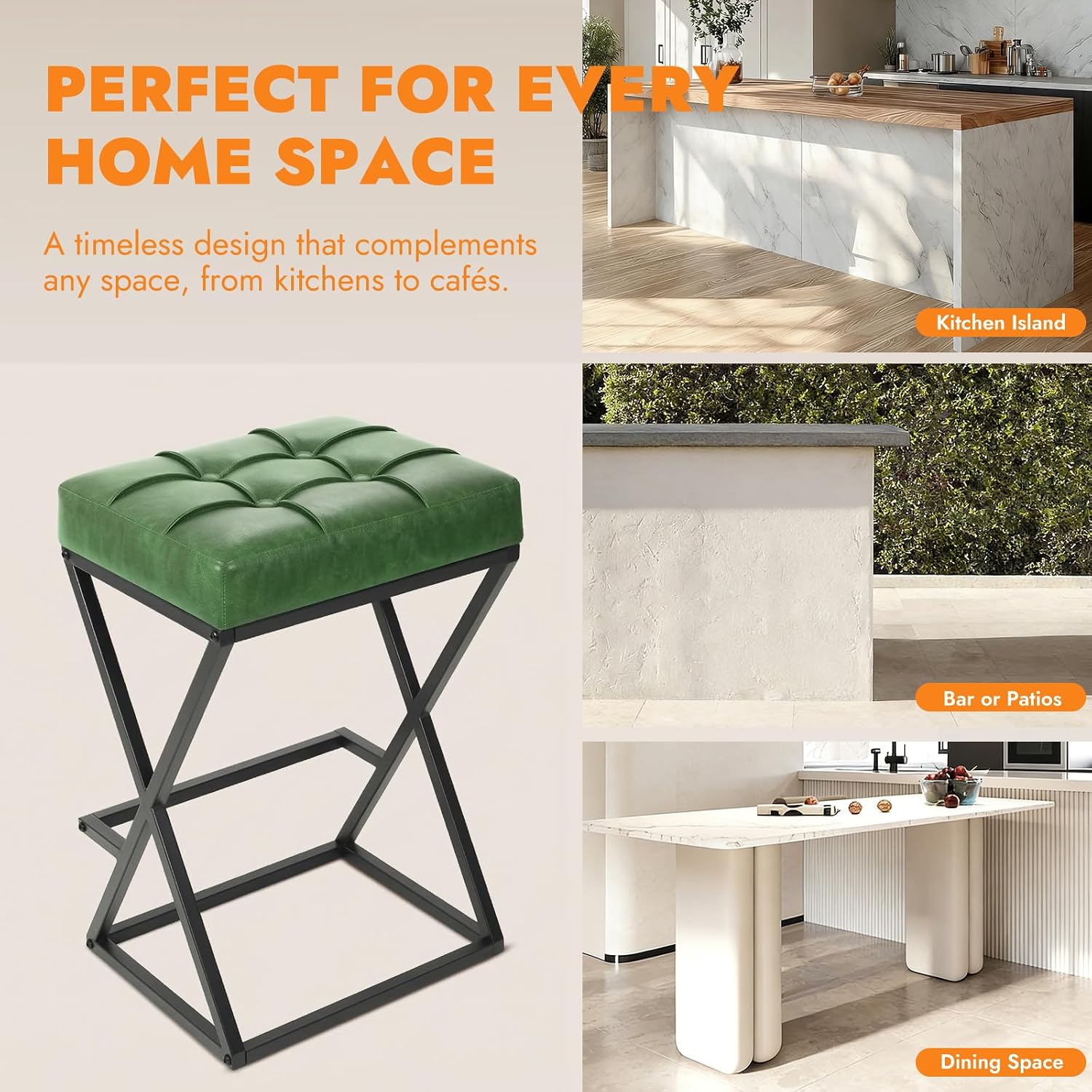 Modern Swivel Bar Stools Set O - Home Bar Seating ulasan dan harga