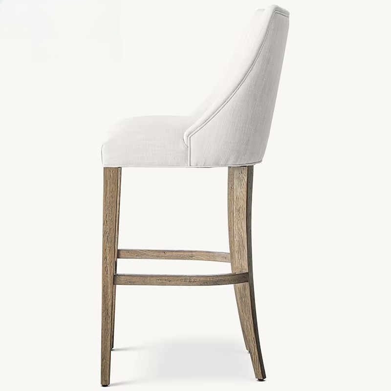 Light luxury solid wood bar ch - Home Bar Stools ulasan dan harga