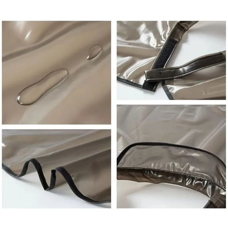 1pc Waterproof Transparent Hai - Home Barber ulasan dan harga